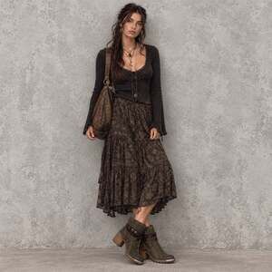 FLY London Lok Suede Ankle Boots EU 41 US 10 Whimsigoth Grunge Work Rugged